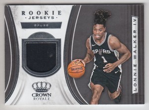 2018-19 Crown Royale Rookie Jerseys #12 Lonnie Walker IV  