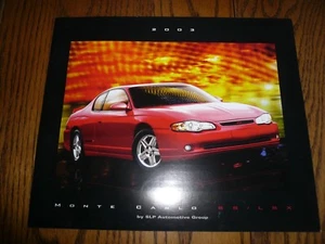 Folletos de ventas Monte Carlo SS/LSX 2003 de SLP Automotive Group - Imagen 1 de 5