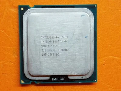 ⭐️⭐️⭐️⭐️⭐️ CPU Processor Intel Pentium E5500 SLGTJ 2.8GHz - Image 1 of 2