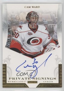 2011-12 Panini Dominion Private Signings Cam Ward #CW Auto