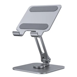 360° Rotation Desk Tablet Stand Aluminum Foldable Holder Mount For iPad Pro 12.9 - Picture 1 of 15