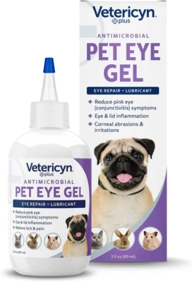 Vetericyn Plus Pet Eye Gel | Dog and Cat Eye Ointment Alternative to Lubricate a - Image 1 of 4