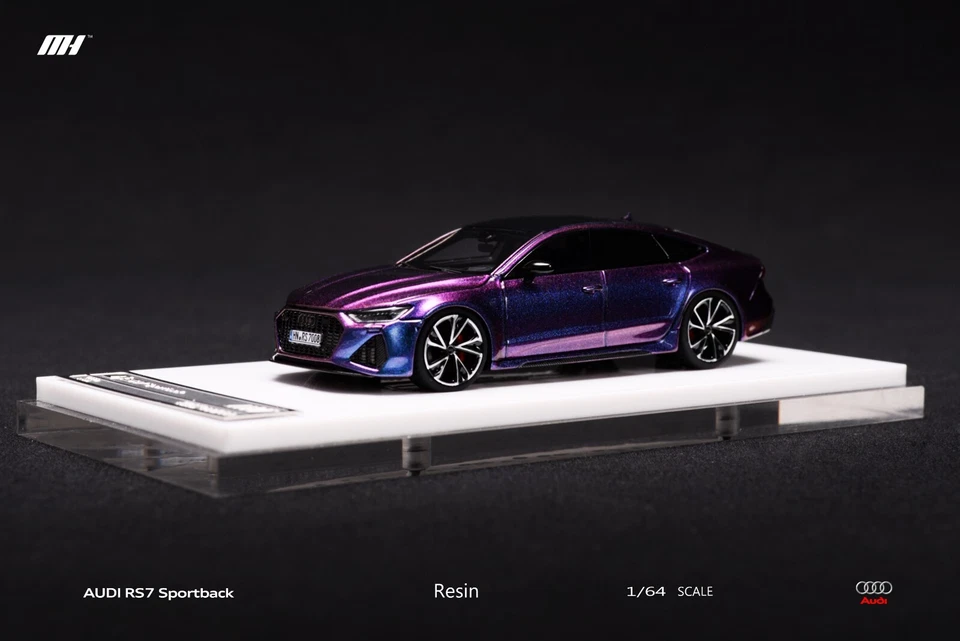 1/64 scale Motorhelix  Audi RS7 Sportback Resin car model - Immagine 1 di 2