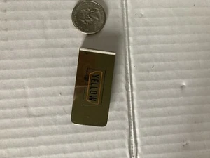 Gelbe Frachtanlage Geldklammer - Vintage - Bild 1 von 2