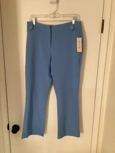 Women NWT "Nanette" powder blue zip up pants. Size 12. Reg. $78.00 - Picture 1 of 3