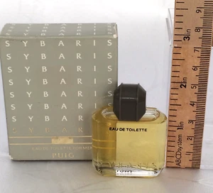 SYBARIS ANTONIO PUIG Men Cologne 10ml/0.3 oz EDT Splash MINI Travel Size VINTAGE - Picture 1 of 3