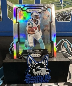 2023 Panini Prizm Silver - #40 Chuba Hubbard - Carolina Panthers - Picture 1 of 3