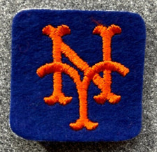 1970'S NEW YORK METS MLB BASEBALL VINTAGE 2" HAT LOGO TEAM PATCH