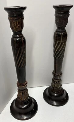 Southern Living at Home-Set  of 2 14.5” Tall #40498  “Garrity House Candlestick” - Image 1 of 4