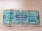 1944 French 100 Cent banknote. Good condition.