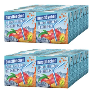 Durstlöscher Eistee Pfirsich Fruchtsaftgetränk 500ml 24er Pack - Bild 1 von 1
