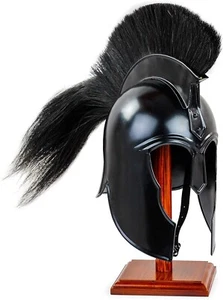 Casco Armadura Medieval Troya Aquiles Caballero Cruzado Casco Espartano - Imagen 1 de 8