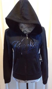 NBA 4 Her New York Knicks Zip-Up Embellished Hoodie Jacket Size Large - Picture 1 of 12