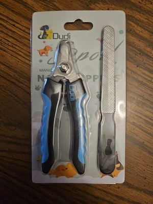 Dudi Pet Nail Clippers And File For Small To Medium Pets NEW!! - Image 1 of 3
