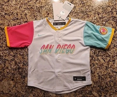 San Diego Padres Nike Baseball Jersey 24 Months Baby Infant Toddler City Connect - Image 1 of 4