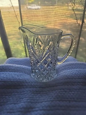 Jarra de agua vintage ancla en cuclillas vidrio transparente Arlington 5-1/4"t tiene capacidad para 1 taza Foto 1 de 4