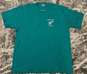 Vintage T Shirt - Andre Rieu Crew Green Local Crew Size XL Music Shirt Concert - Picture 1 of 5