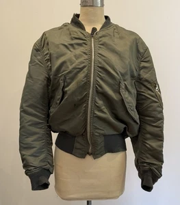 1960s Vintage USAF Flight Flyer's Man Jacket MIL-J-7448J Size Large Air Force - Bild 1 von 19