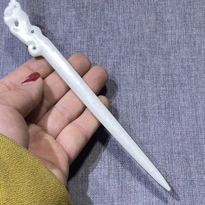 Colección de joyas de horquilla de jade chino antiguo - Imagen 1 de 9