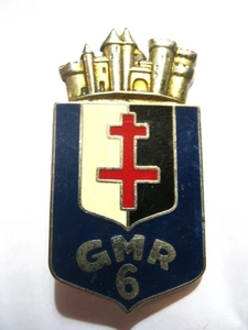 ANCIEN INSIGNE DU GMR N°6 (Groupement des Moyens Régionaux) DRAGO PARIS - Picture 1 of 2