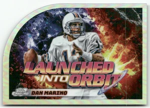 2024 Topps Chrome Cosmic NFL No. LIO-10 Dan Marino Launched into Orbit Refractor - Bild 1 von 2