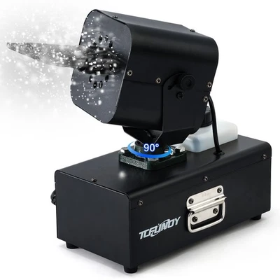 1200W Moving Head Snow Flake Spray Making Machine Remote Stage Party Snow Maker - Image 1 of 4