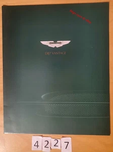ASTON MARTIN DB7 VANTAGE VOLANTE/ COUPE Prospectus Poster 8 p Ang 2000 ref699595 - Picture 1 of 4