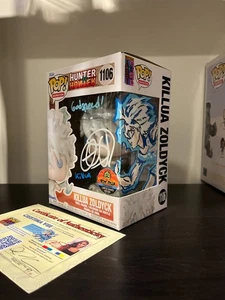 Funko Pop Killua 1106 Hunter x Hunter HxH Anime Firmado Auto Arte Personalizado Toyzilla - Imagen 1 de 8