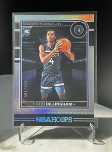 2024-25 NBA Hoops Rob Dillingham #’d/199 Silver Holo Rookie #238 RC SP Gradeable - Picture 1 of 3