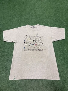 Vintage 90s Disney 101 Dalmatians California Shirt Men’s Medium Grey VTG MARKED - Picture 1 of 22