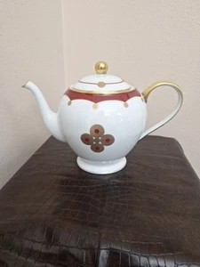 Limoge France "Ebotan" Porzellan Teekanne - Bild 1 von 8