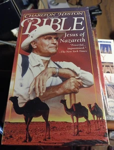 Charlton Heston Presents The Bible "Jesus of Nazareth" VHS New Sealed  - Picture 1 of 2