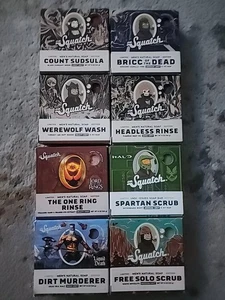 Lot Of 8 Dr. Squatch Soap Set Limited Edition Free Solo Scrub Headless Rinse - Picture 1 of 1
