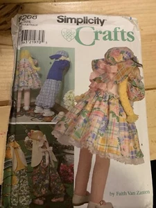 SIMPLICITY Crafts 8268 Shy Doll Girl Boy Hat Dress Pants CLOTHES Uncut - Picture 1 of 5
