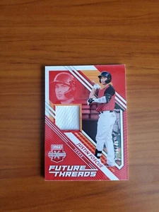 Justin Foscue - 2021 Elite Extra Edition Future Threads Patch - Red #/49 - Picture 1 of 2