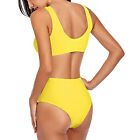 (P4 L)Women Bikini Ethnic Style Colorful 2 Pieces Split Swimsuit Swimwear GSA
