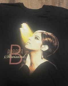 Barbara Streisand 2006 Tour Concert T-Shirt Black (Small) - Picture 1 of 10