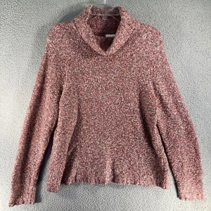 Fashion Bug Sweater Women's Medium Pink  Turtle Neck Long Sleeve Wool Blend - Picture 1 of 11