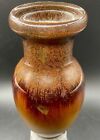 Elegant Expressions by Hosley, Copper Glitter Glazed Ceramic Bottle Vase, 6"