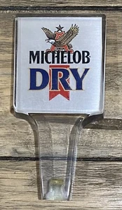 Acrylic Bar Tap 1990s Michelob Dry Beer 6½ inch Handle Tavern Trove Vtg - Picture 1 of 7
