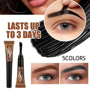Peel Off Eyebrow Gel Semi-permanent Eyebrow Color Gel Enhancers Cream Tint Dye - Picture 1 of 19