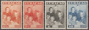 EDSROOM-16910 Netherlands Antilles 170-173 MNH 1943 Complete Royal Family - Picture 1 of 2