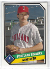 1989 TCMA Portland Beavers (Class AAA-Minnesota Twins) Mike Dyer