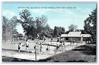 New London Wisconsin Wi Postcard Bathing Pool William Hatten Memorial Park C1940