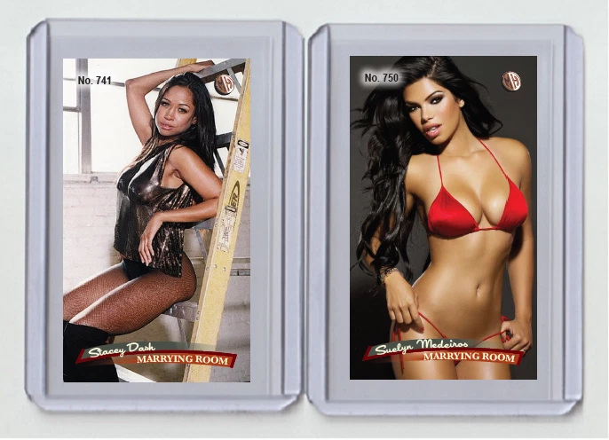 Stacey Dash rare MH Marrying Room #'d x/3 Tobacco card no. 741 - Image 1 of 1