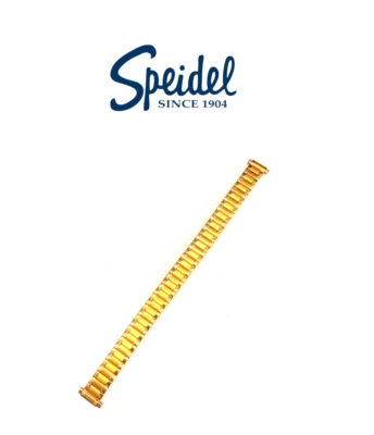 Correa de reloj Speidel 2205/42L extremos de 10 mm-13 mm chapado en oro rosa elástico twist-o-flex Foto 1 de 2