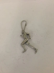 Running Man PP-B English Pewter Emblem on a Zip Puller - Bild 1 von 1