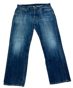 Lucky Brand 221 Original Straight Button Fly blaue Herrenjeans Größe 36 x 29 kurz - Bild 1 von 13