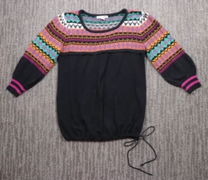 Lindo suéter vintage RXB para mujer M babydoll cintura geométrica cabaña - Imagen 1 de 9