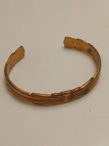 Old Pawn Navajo Stamped Copper Cuff Bracelet - Picture 1 of 3